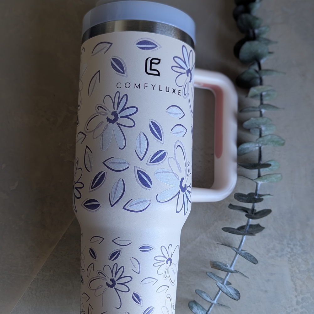 Comfyluxe Floral Travel Mug